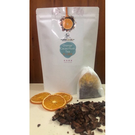 Orange cacao husk tea / Revitalizing Cacao Husk Tea